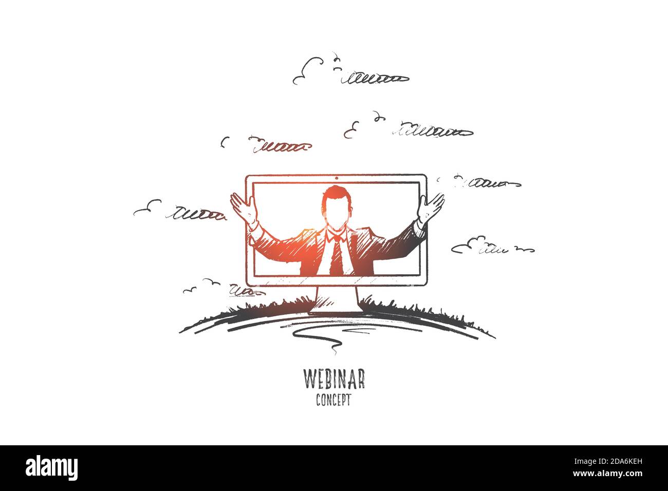 Virtual learning wordcloud Stock Vector Images - Alamy