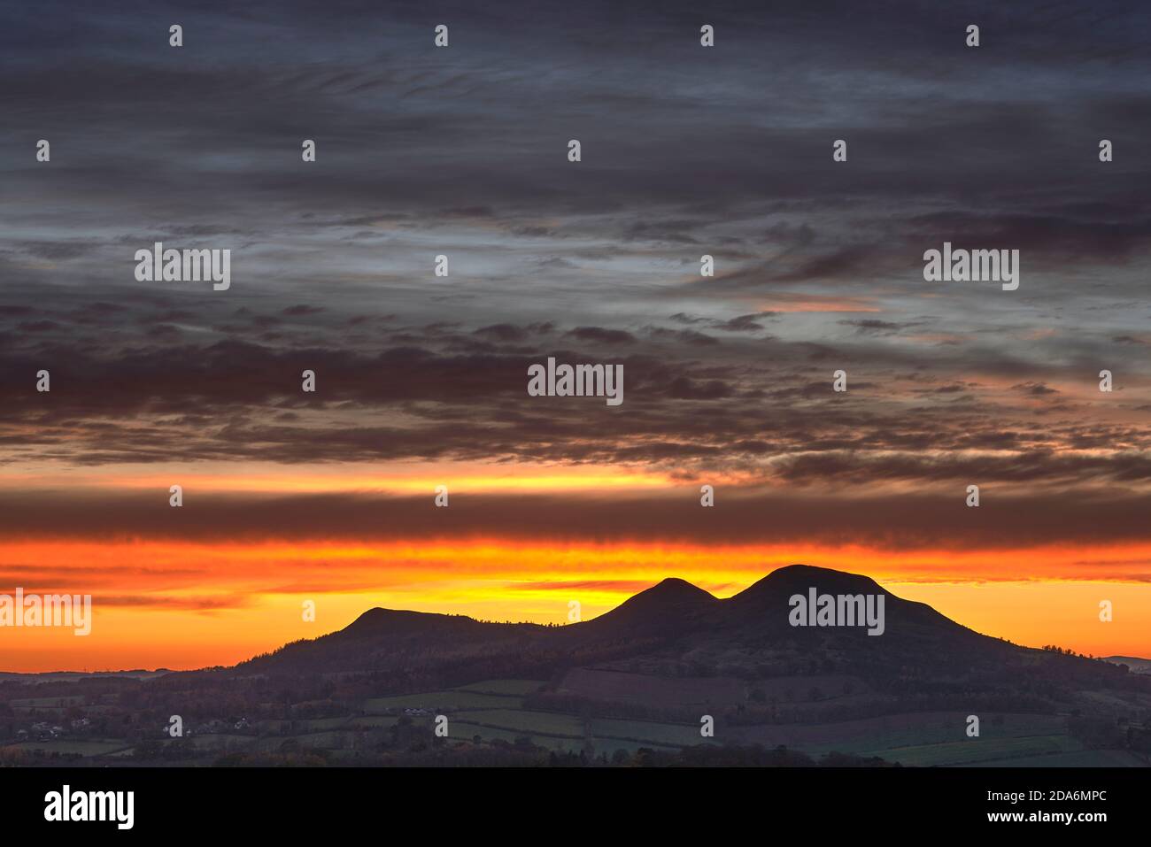 Scott's view scotland sunset hi-res stock photography and images - Alamy