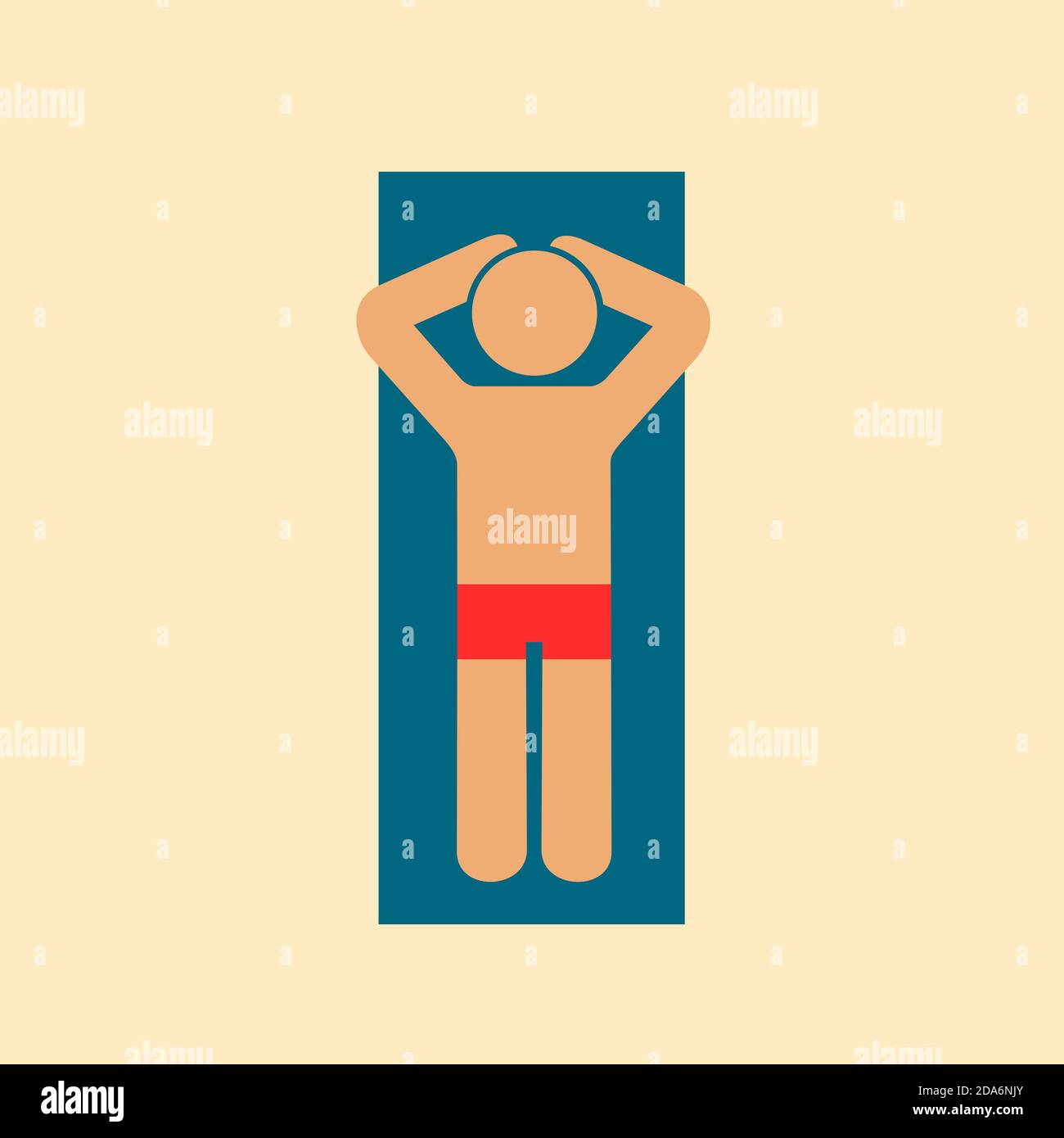 Man sunbath skin sign hires stock photography and images Alamy