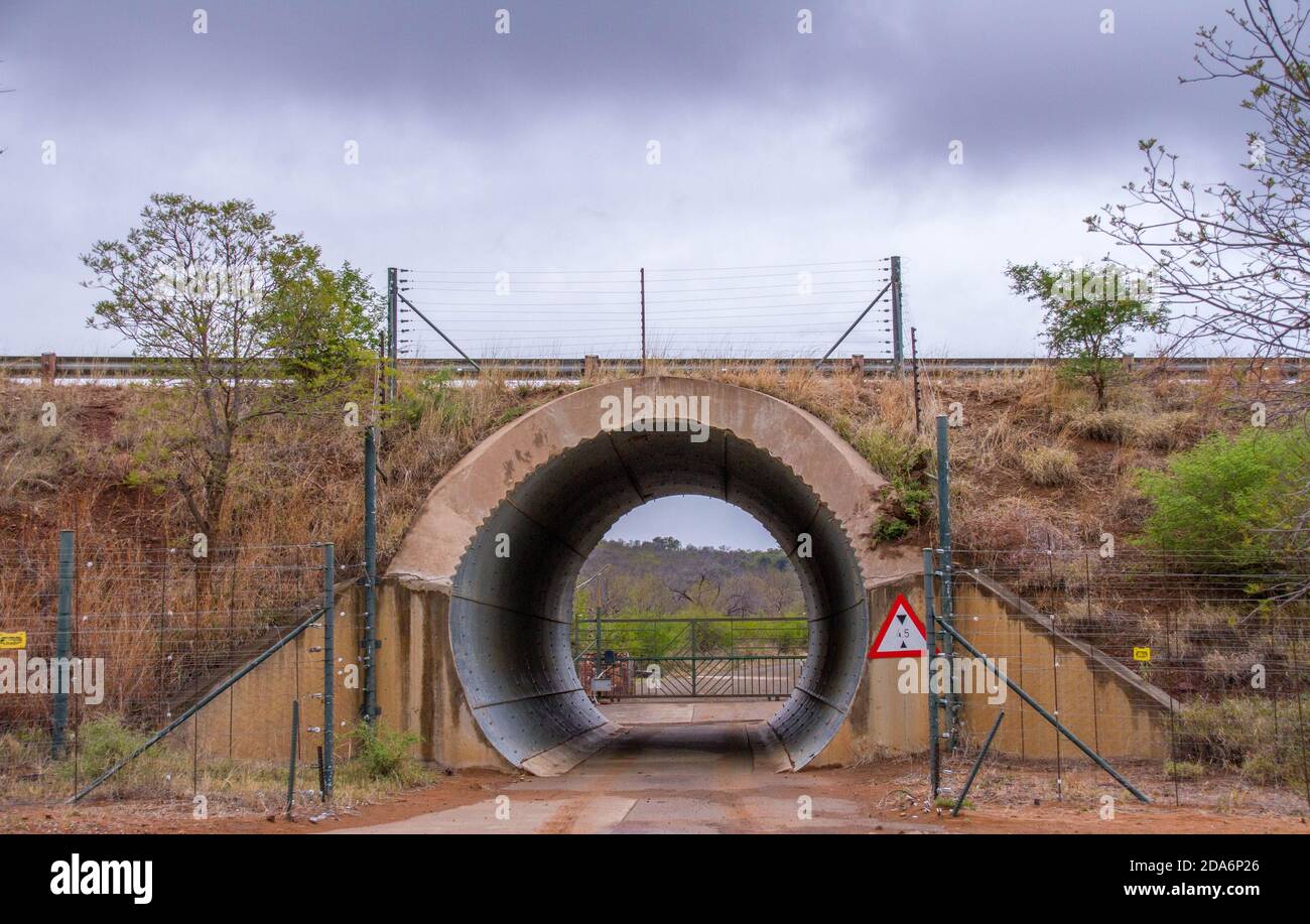 Thabazimbi, South Africa control gate between sections in the