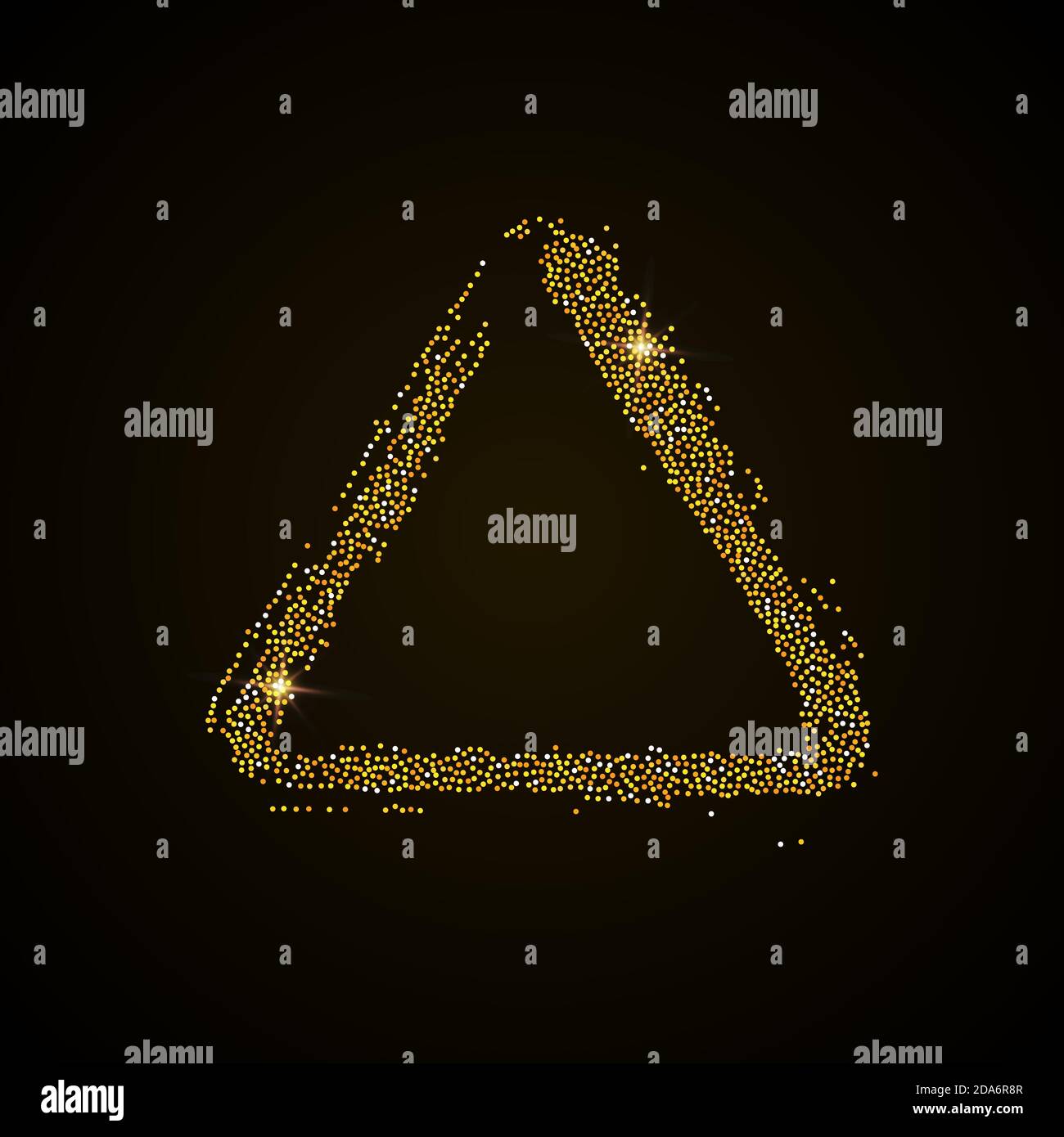 Different gold frames vector. Gold frames isolated on black background . Vector Frames for your Design. Stock Vector