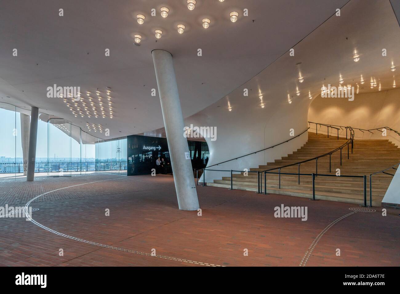 Inside the Elbphilharmonie concert hall in the HafenCity quarter of Hamburg, Germany, on a peninsula of the Elbe River. Popularly nicknamed Elphi. Stock Photo