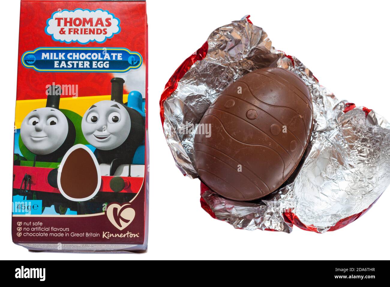 Kinnerton Thomas & Friends milk chocolate Easter Egg for Easter set on
