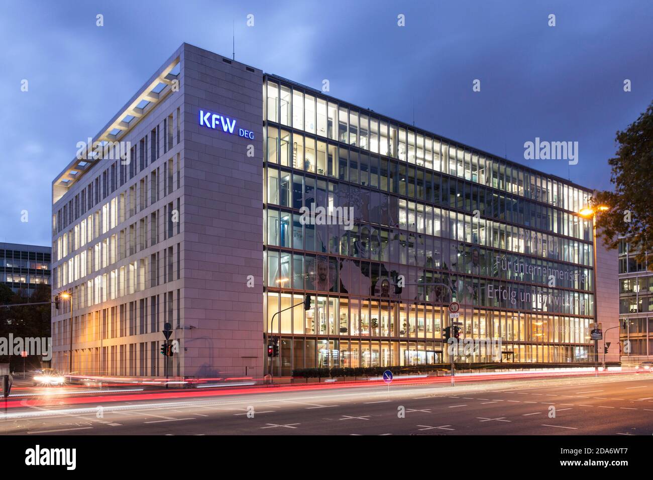 headquarters of the  KFW DEG - Deutsche Investitions- und Entwicklungsgesellschaft mbH  (German Investment and Development Corporation), Cologne, Germ Stock Photo