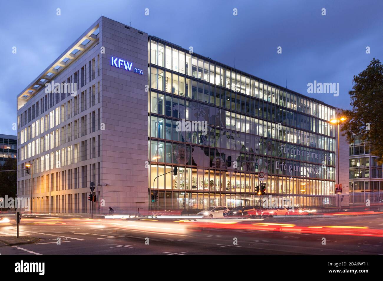 headquarters of the  KFW DEG - Deutsche Investitions- und Entwicklungsgesellschaft mbH  (German Investment and Development Corporation), Cologne, Germ Stock Photo