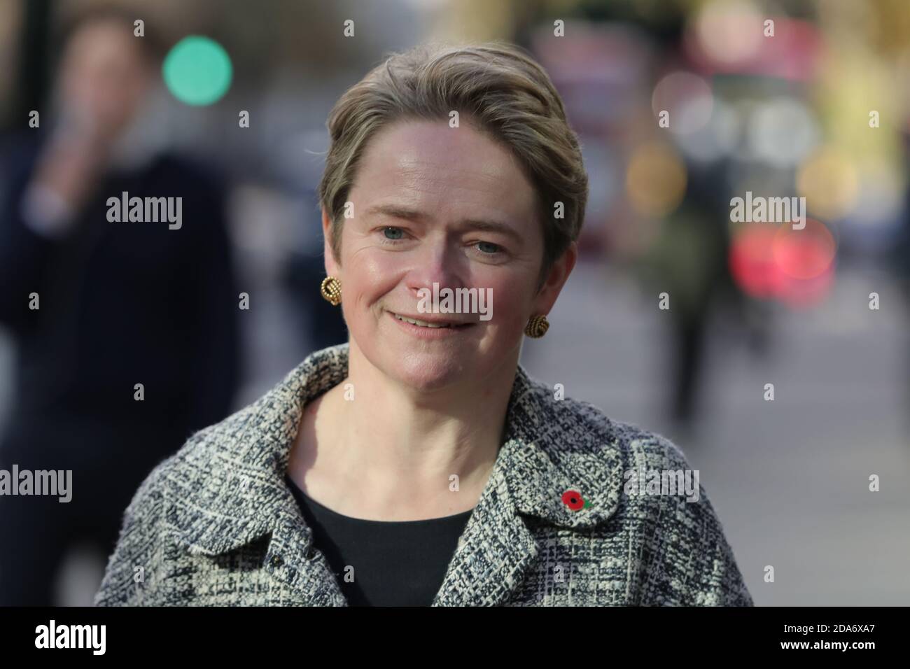 Baroness Dido Harding, Executive Chair of NHS Test and Trace, in Westminster, London, after giving evidence before the House of Commons Health and Social Care Committee and Science and Technology Committee. Stock Photo