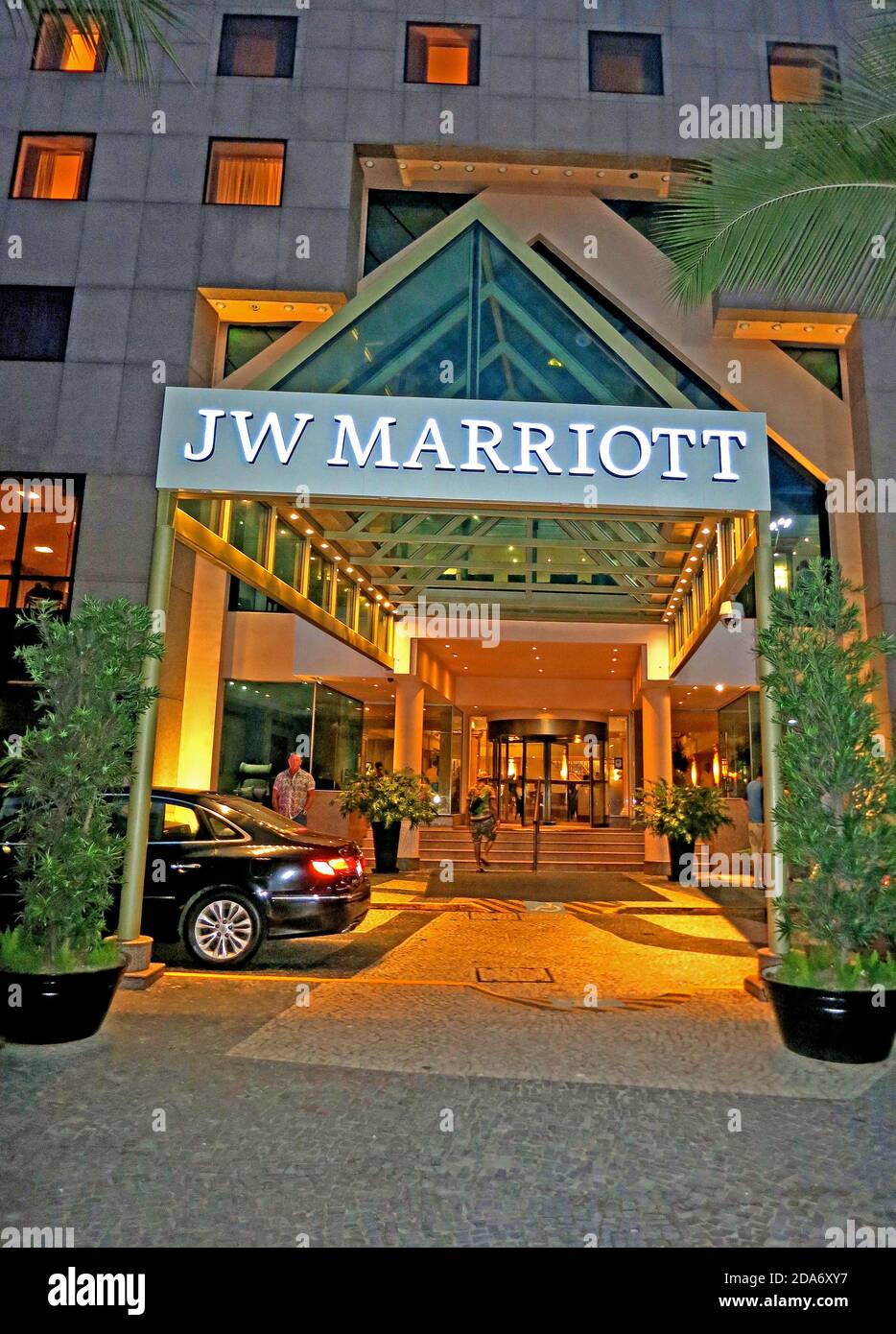 JW Marriott hotel, Copacabana, Rio de Janeiro, Brazil Stock Photo