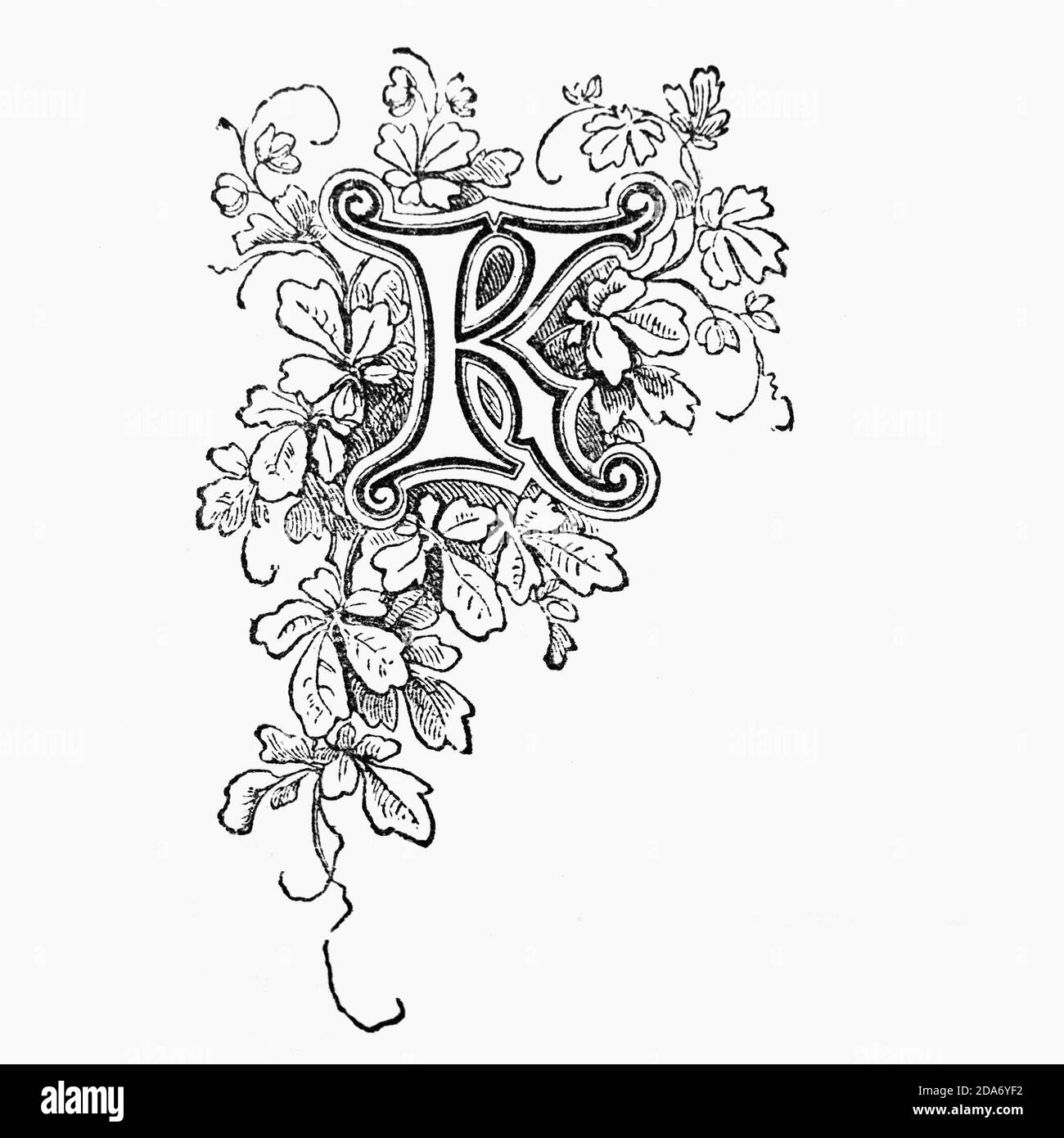 Initial typography hires stock photography and images Alamy