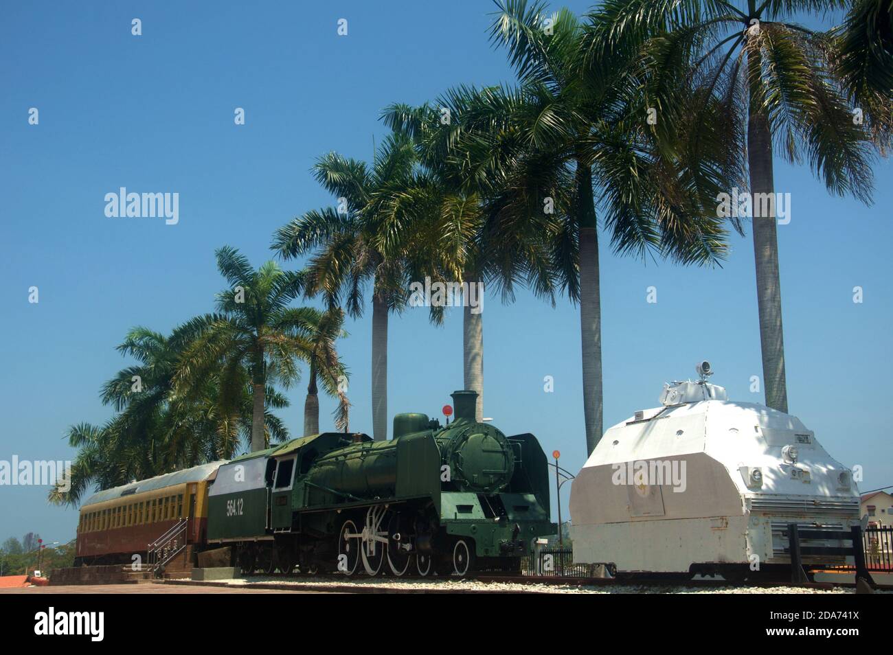 old model train at Port Dickson Army Museum Malaysia Stock Photo