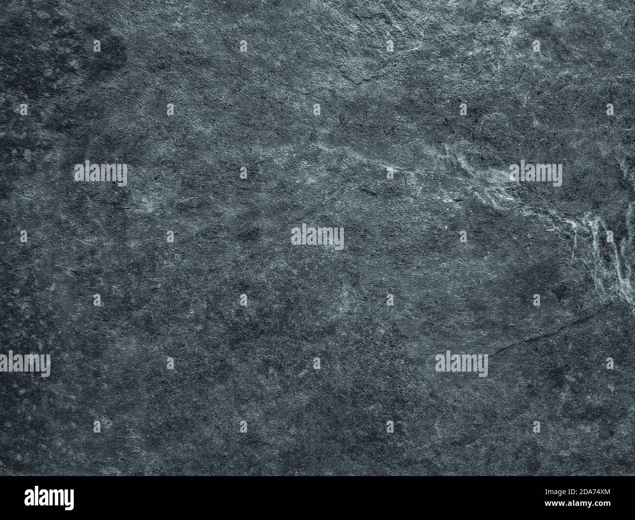Worn Damaged Painted Stone Texture Pattern Background with Vignette Frame Effect. Dark Grey Grunge Texture Structure Surface with Stock Photo