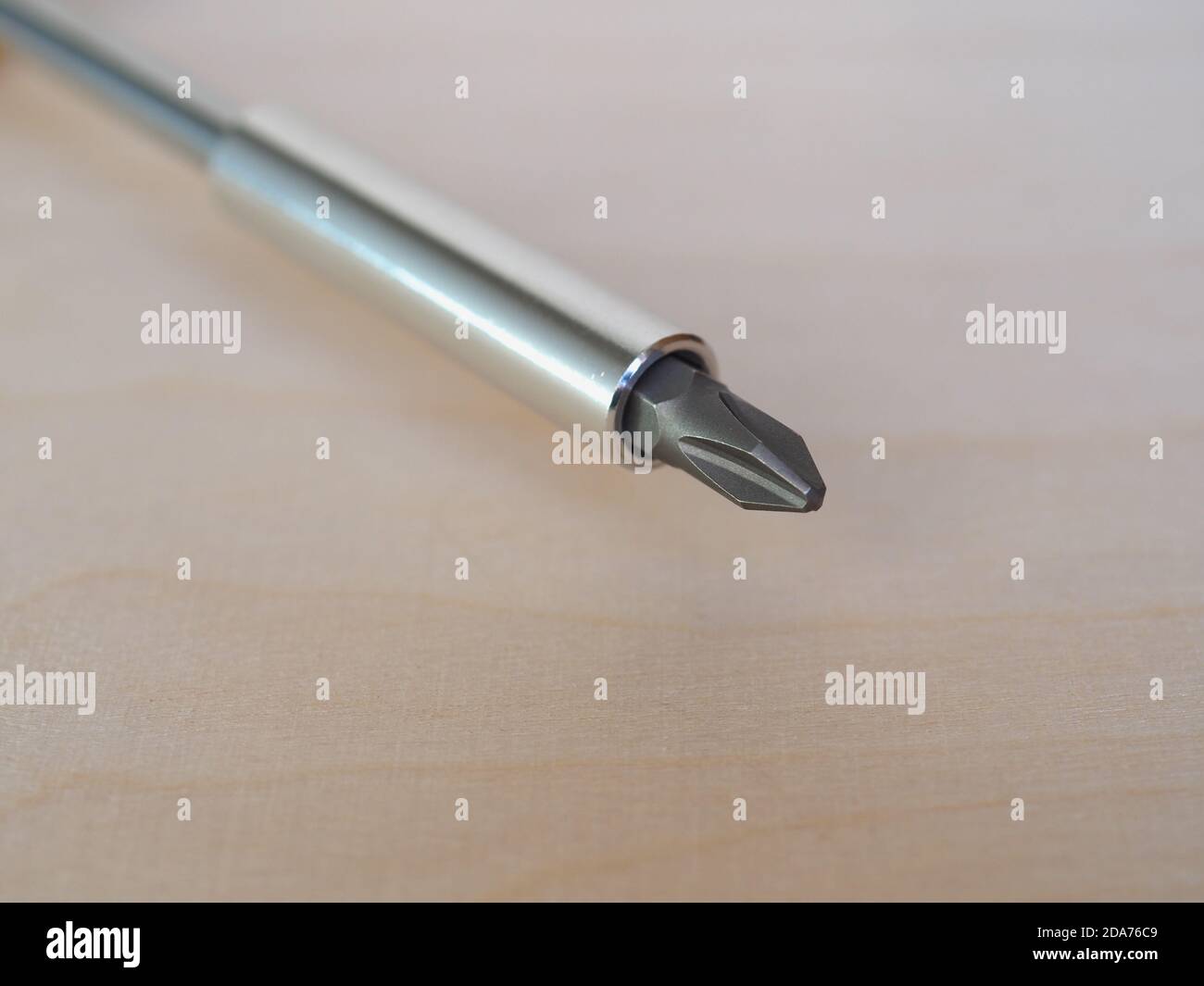 Screwdriver bits in a bit holder set Stock Photo