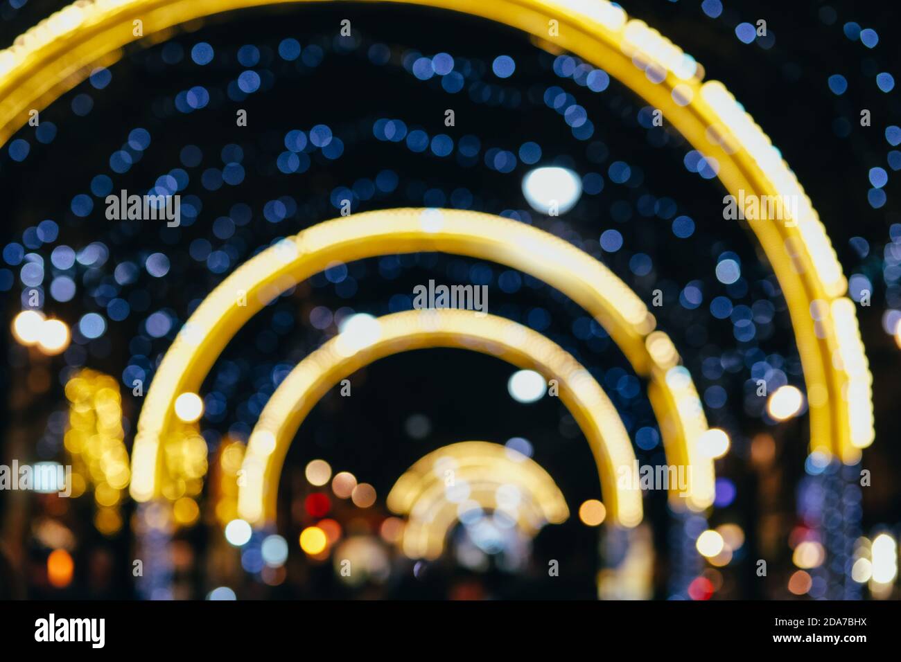 Fairy lights city hi-res stock photography and images - Alamy