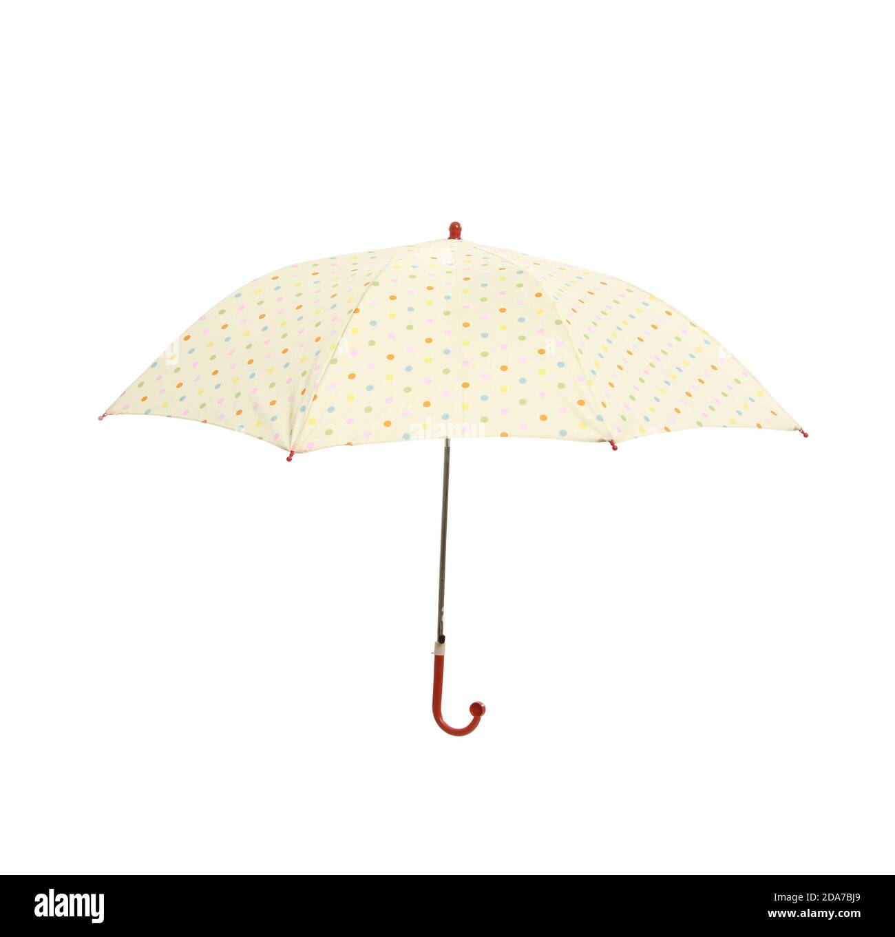 Closeup shot of an umbrella isolated on a white background Stock Photo ...