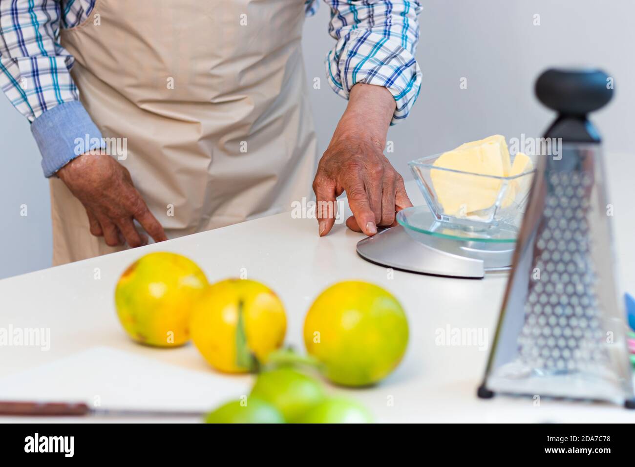 Bakery table with scales hires stock photography and images Alamy