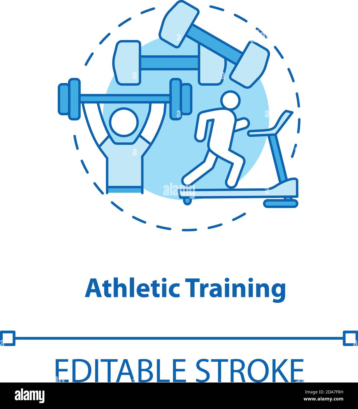 Athletic exercise turquoise concept icon Stock Vector Image & Art - Alamy