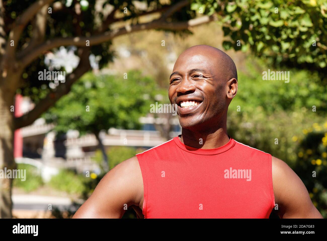 African american male athlete enjoying hi-res stock photography and ...