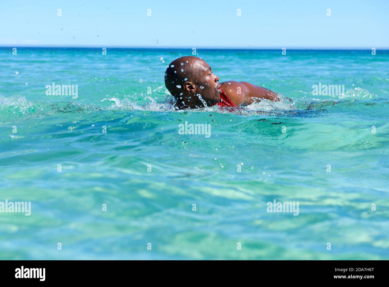Young black swimmer in hi res stock photography and images Alamy