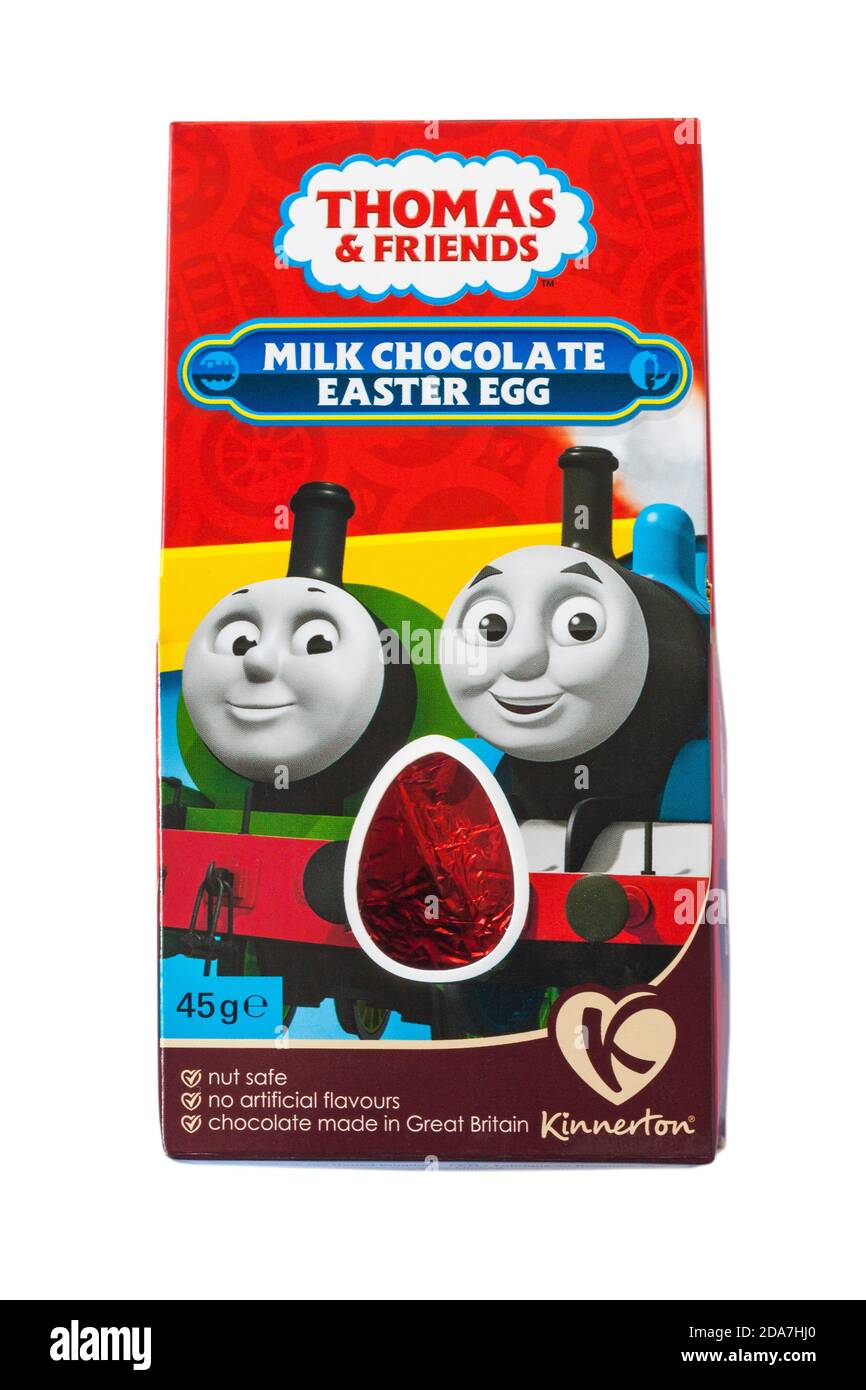 Kinnerton milk chocolate easter egg Cut Out Stock Images & Pictures Alamy