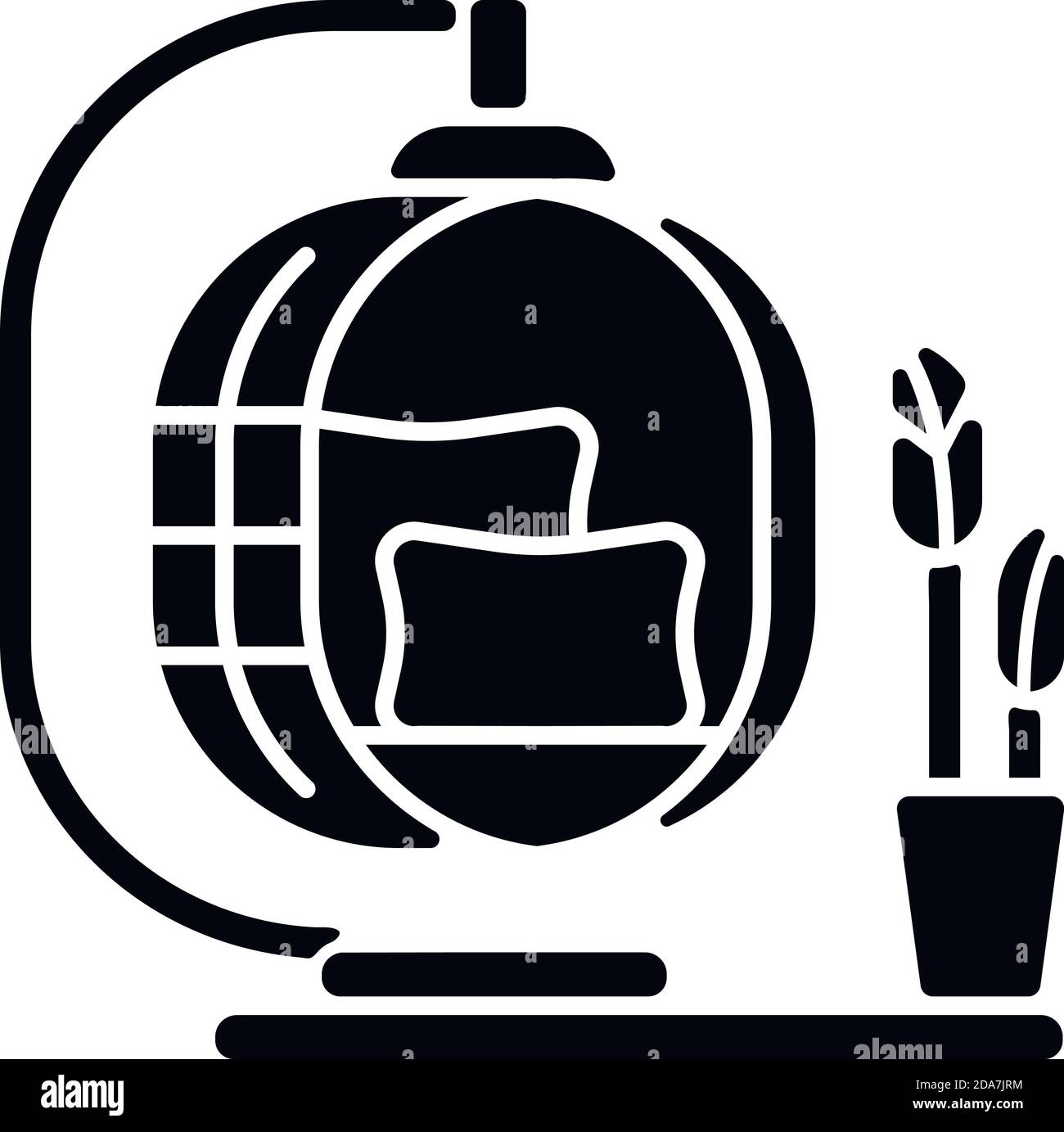 Rustic decor black glyph icon Stock Vector Image & Art - Alamy