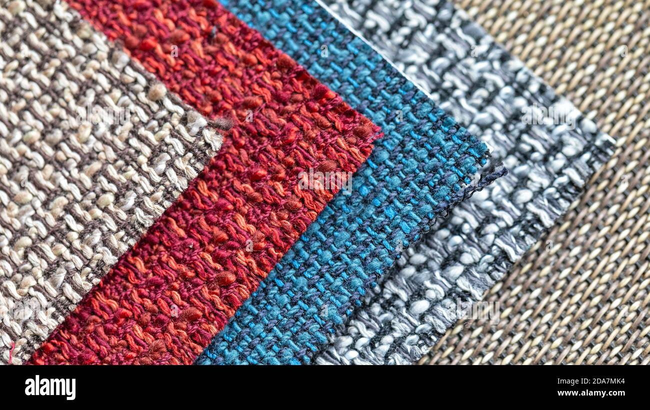 Weaving samples hi-res stock photography and images - Alamy