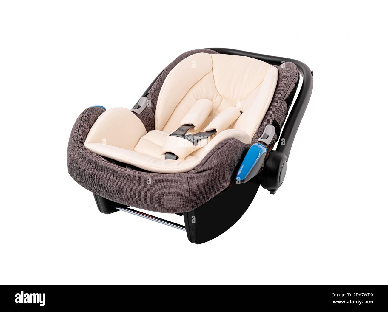 Baby car seat isolated on white background Stock Photo