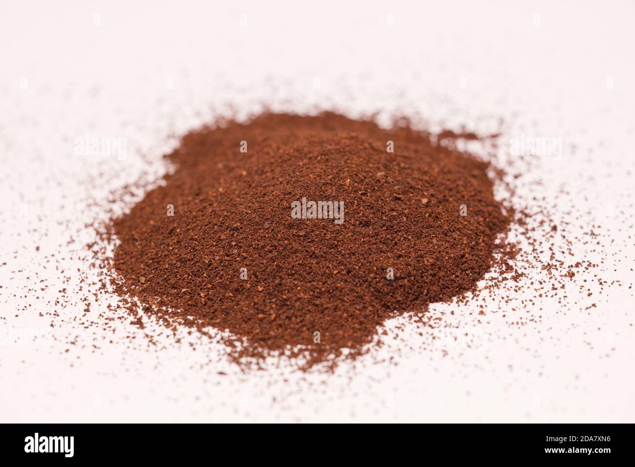 coffee powder (ground coffee), white background Stock Photo Alamy