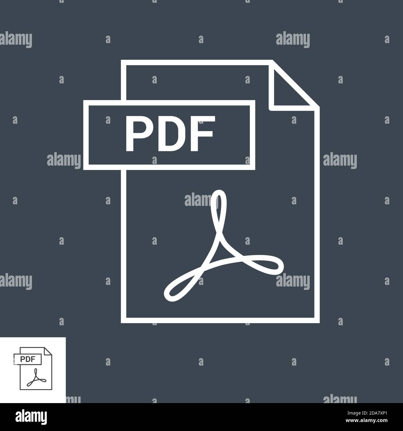 PDF Vector Icon Stock Vector Image & Art - Alamy