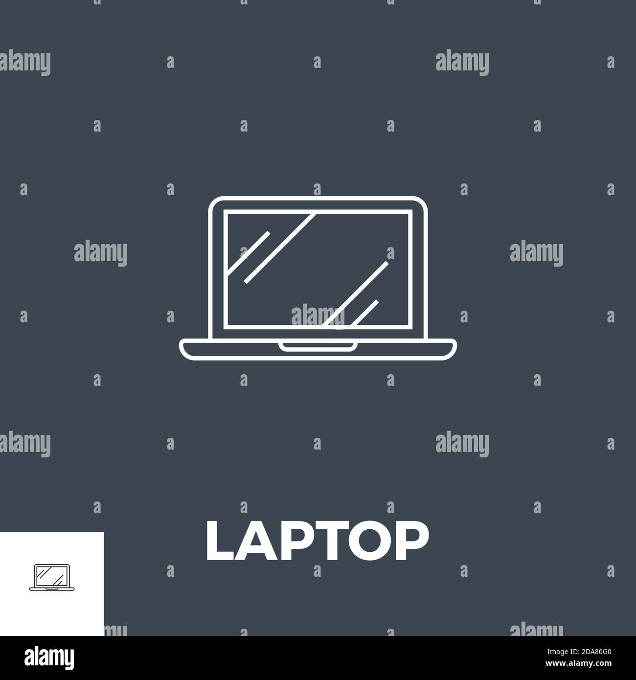 Black laptop Stock Vector Images - Alamy