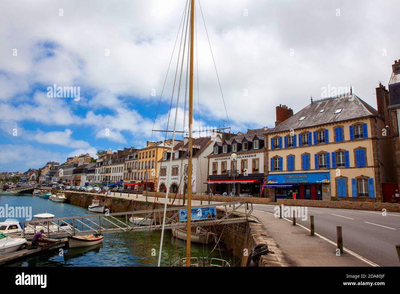Audierne, Brittany, France Stock Photo
