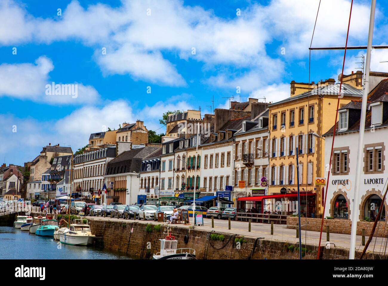 Audierne, Brittany, France Stock Photo