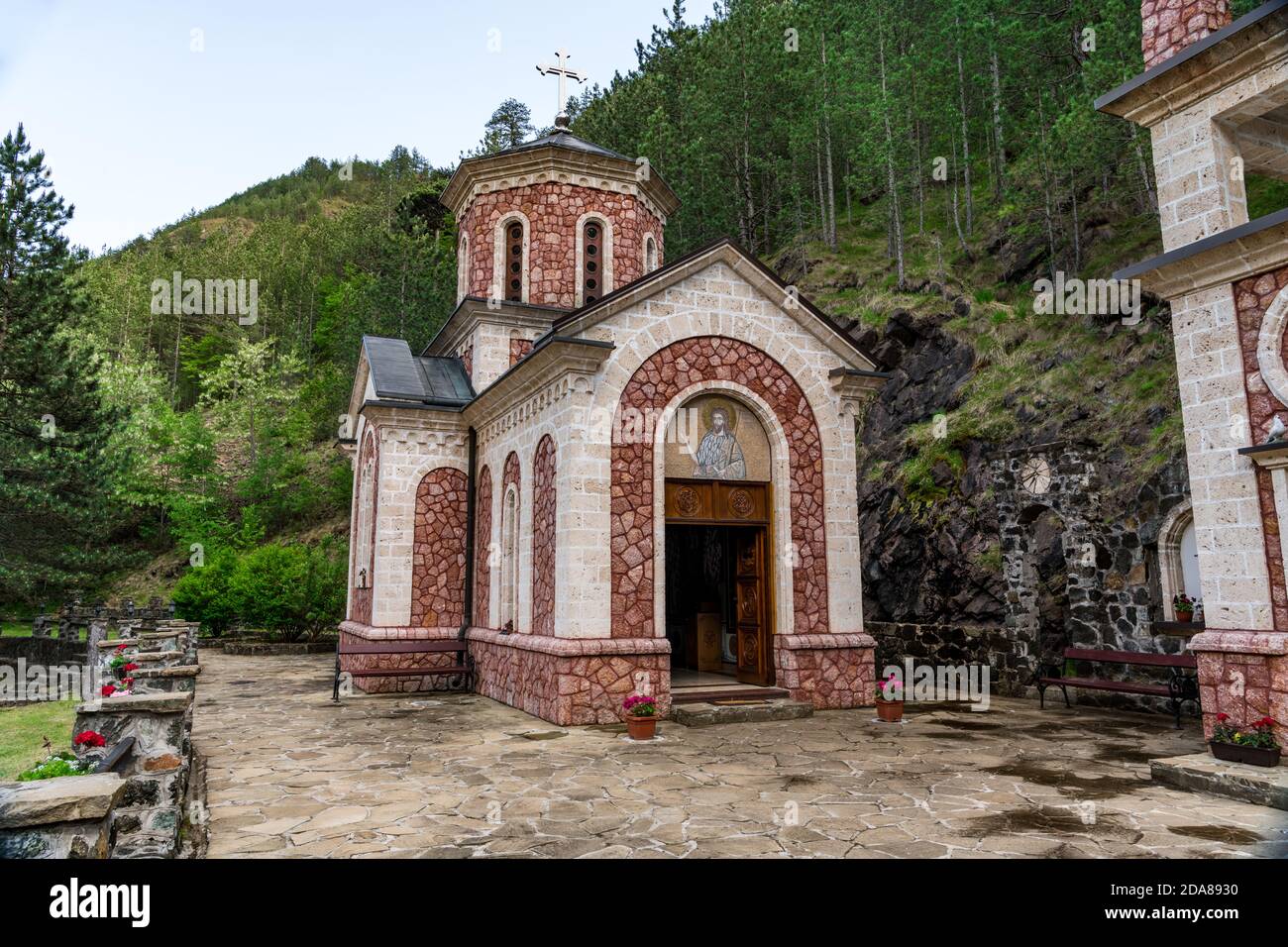 The Church of St. John the Baptist, Sveti Jovan Krstitelj on Mokra Gora ...