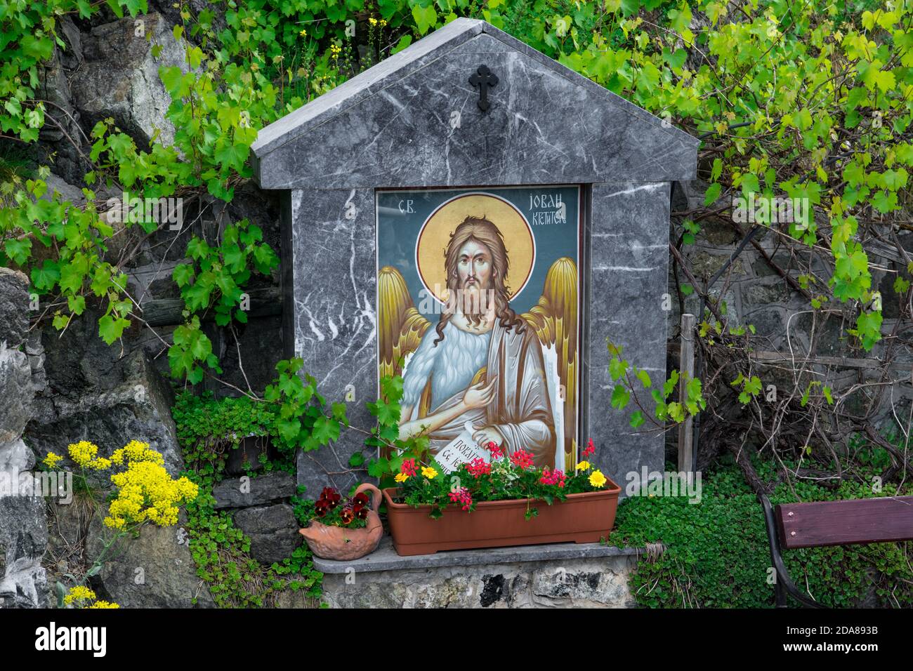 The Church of St. John the Baptist, Sveti Jovan Krstitelj on Mokra Gora ...