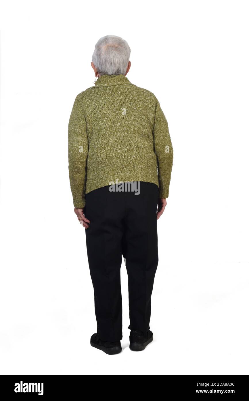 Woman whole body back view hi-res stock photography and images - Alamy