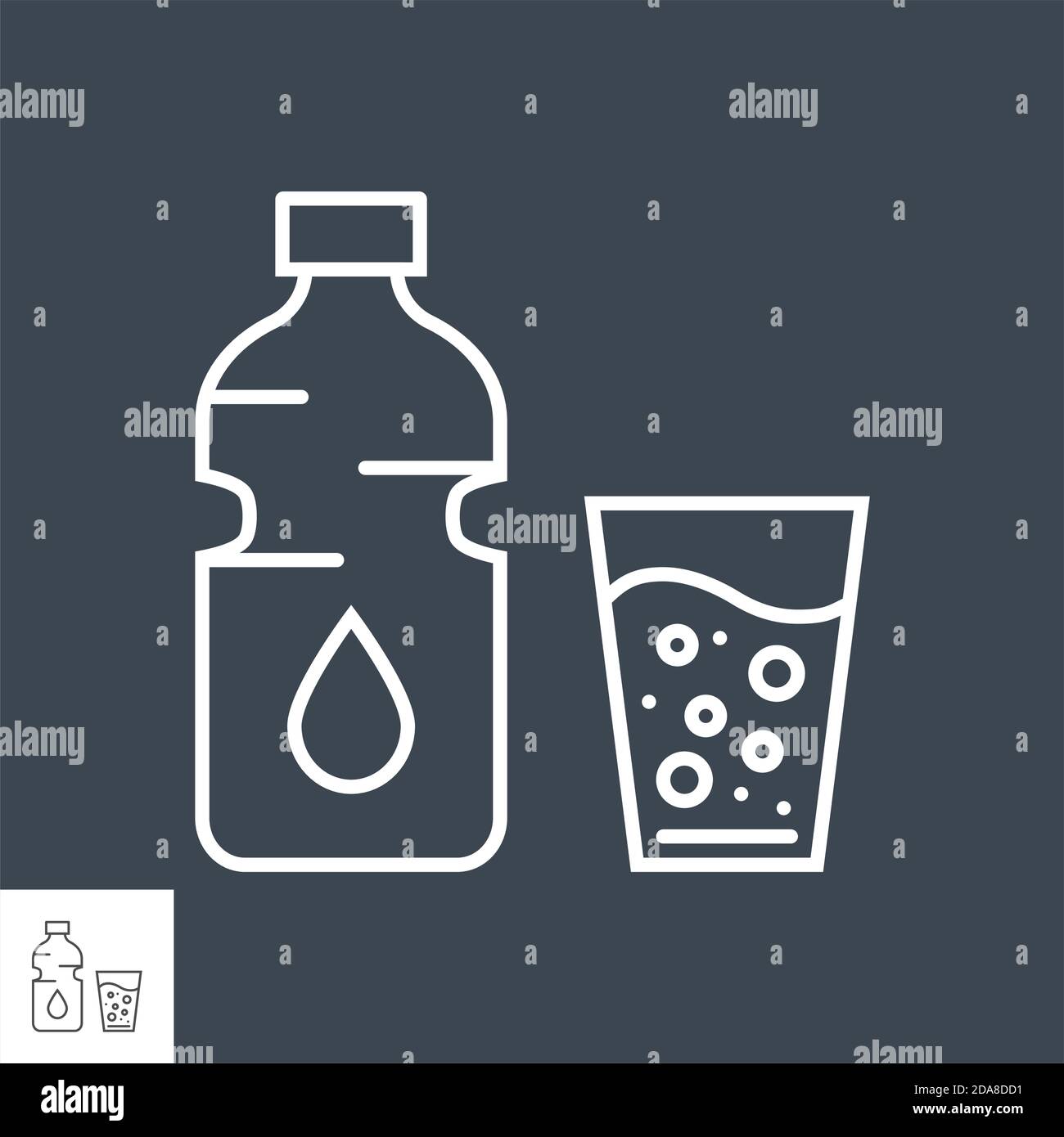Water related vector thin line icon Stock Vector Image & Art - Alamy