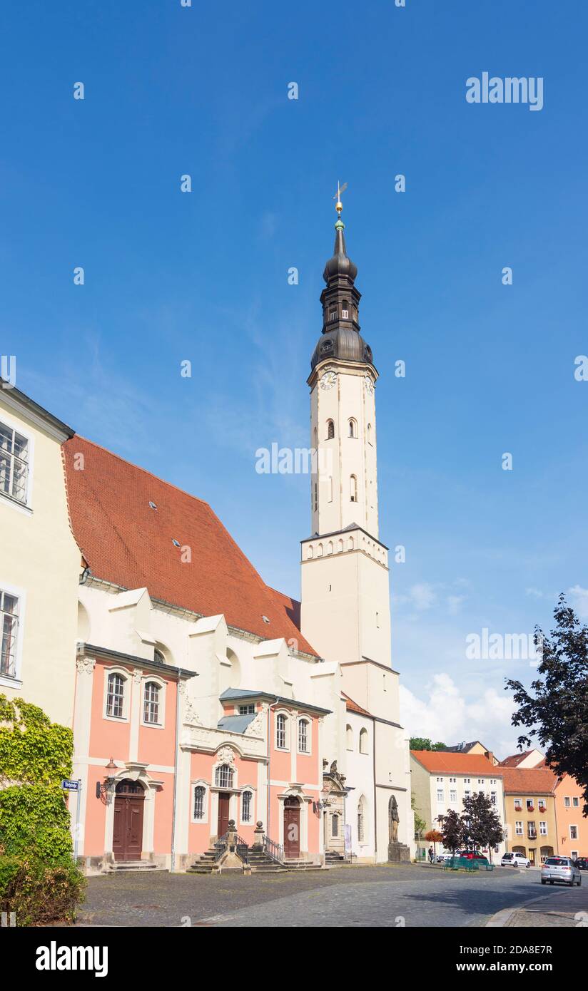 Zittau: church Klosterkirche, Oberlausitz, Upper Lusatia, Sachsen, Saxony, Germany Stock Photo