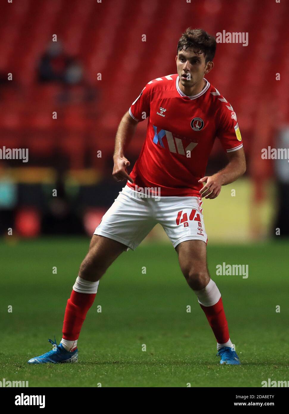 Charlton Athletic's Hady Ghandour during the Papa John's Trophy Group O match at The Valley, London. Stock Photo