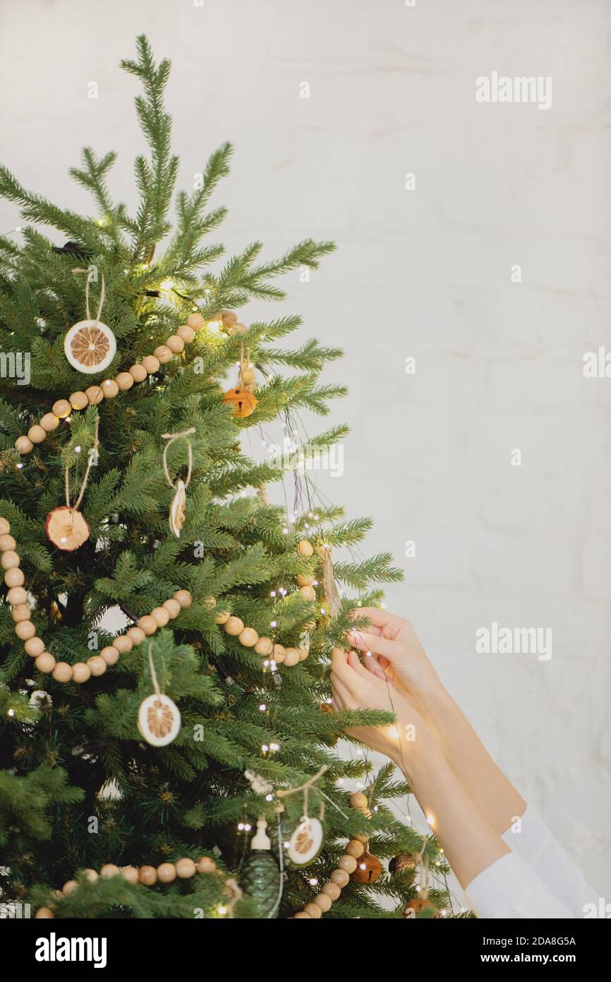 Woman hanging tree hi-res stock photography and images - Alamy