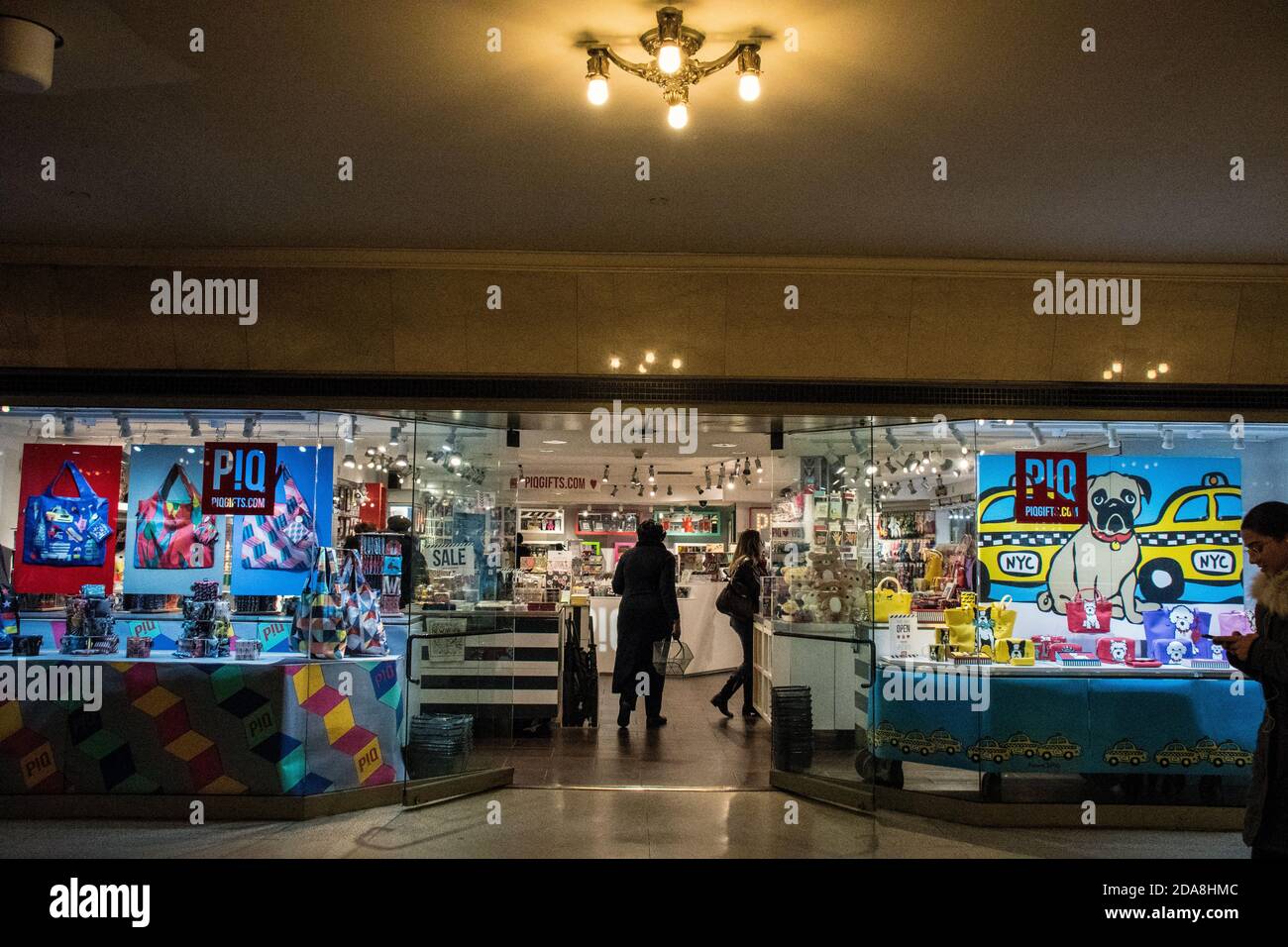 PIQ store in Grand Central Terminal, 42nd Street, New York City, New York, United States Stock Photo