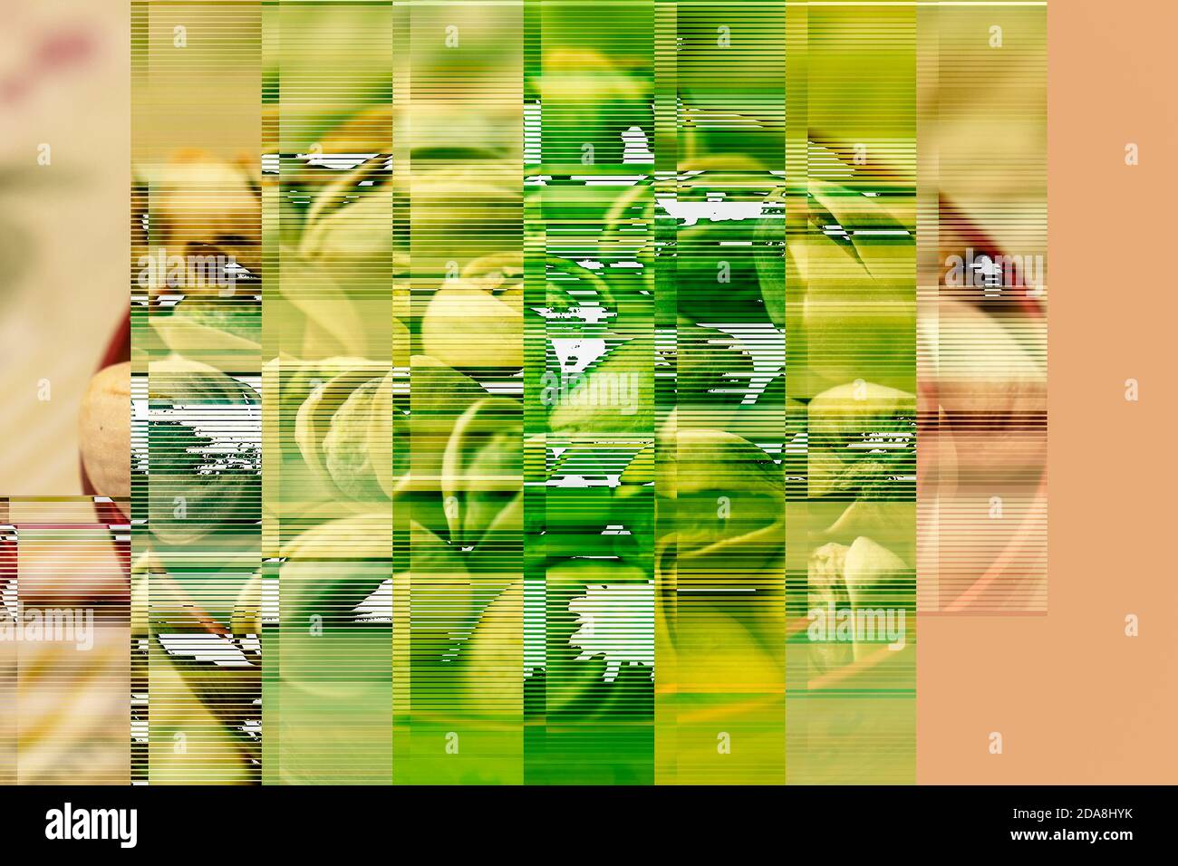 Broken image file for experience and delete dangerous mistakes Stock Photo