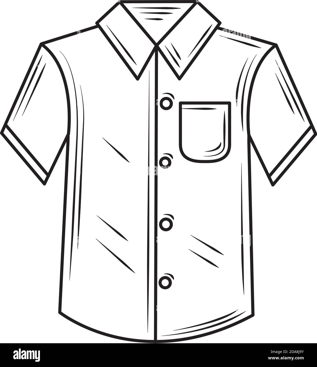 laundry, men shirt clothing vector illustration line style icon Stock ...