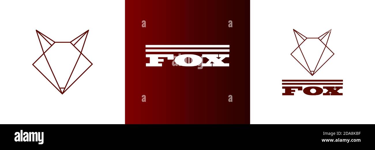 Simple fox Stock Vector Images - Alamy
