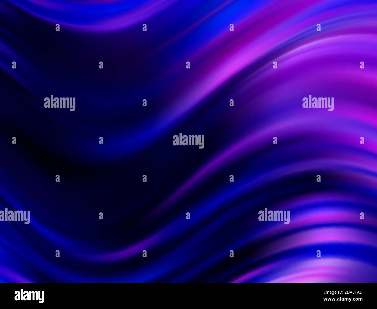 Vector illustration Blue abstract background Splashes and curved lines Stock Vector