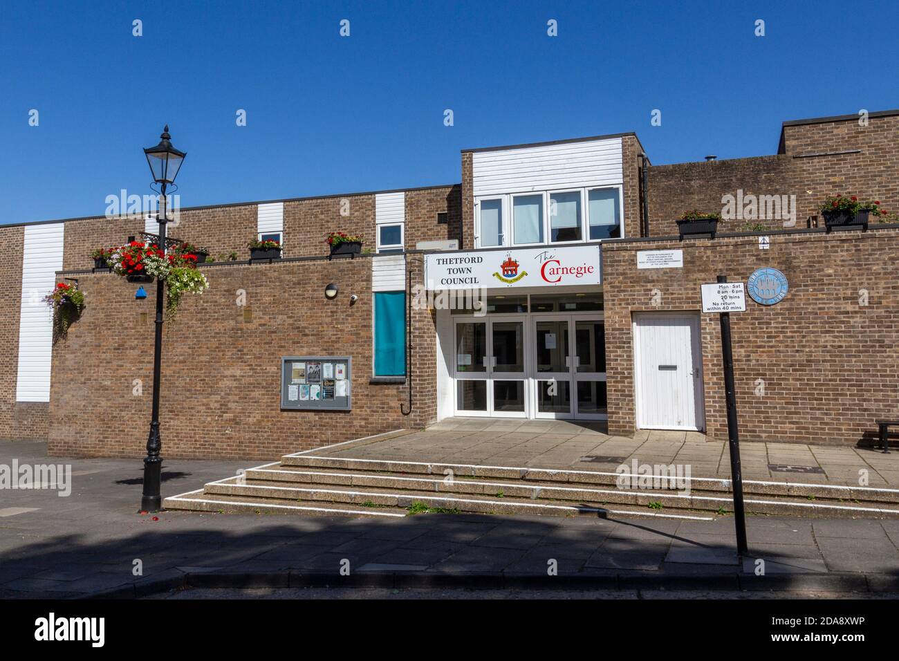 The Carnegie, Performing arts theatre inThetford, Norfolk, UK. Stock Photo