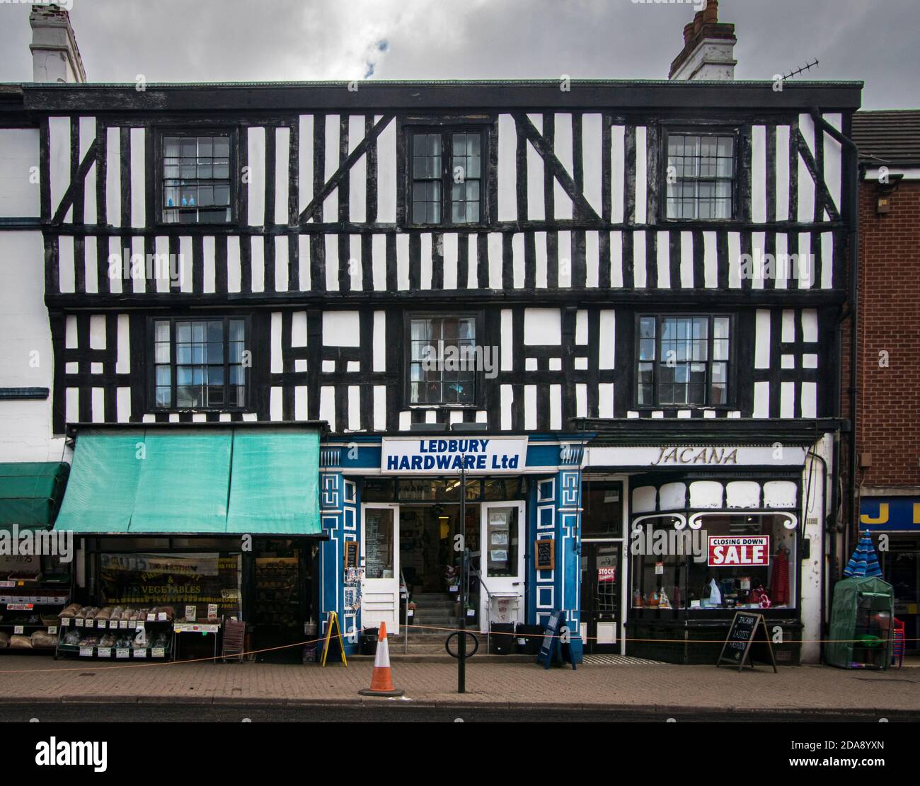 Hardware shop in the ancient market town of Ledbury, Herefordshire, UK