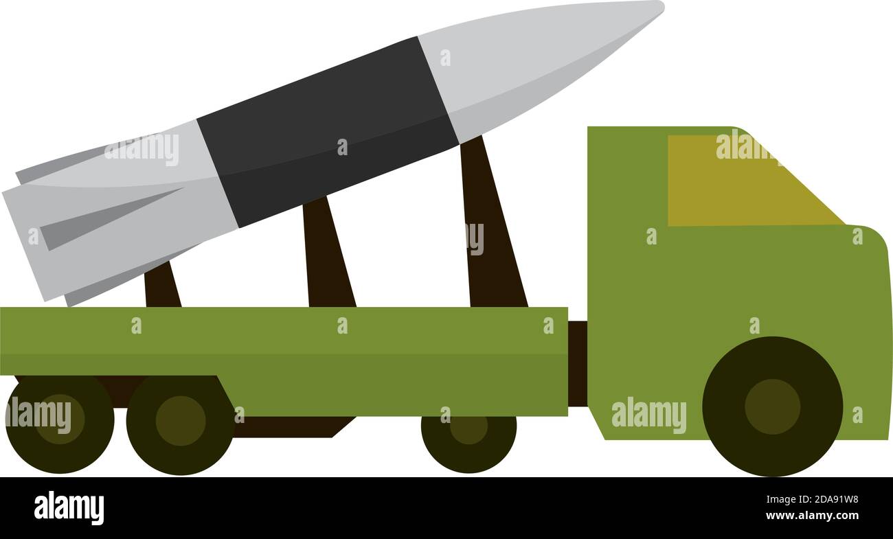 Isolated missile soldier gun war icon- Vector Stock Vector
