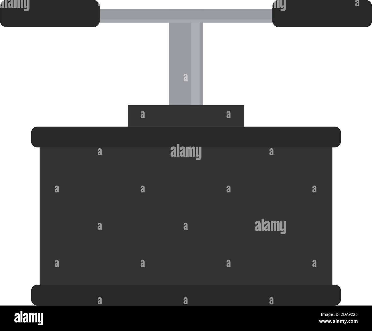 Isolated bomb button soldier gun war icon- Vector Stock Vector