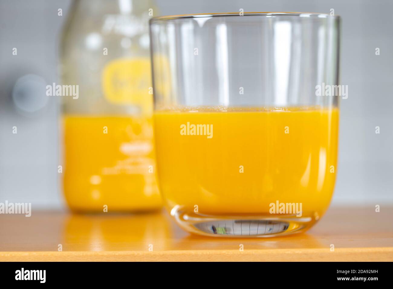 Smoothies, puree juice of various fruits Stock Photo Alamy