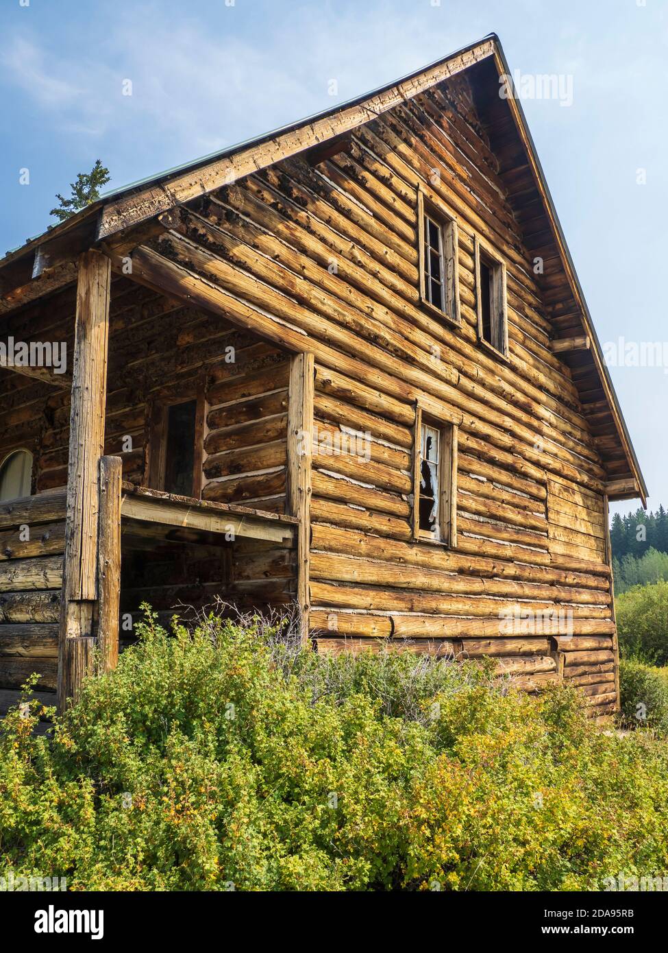 Abandoned ranch house near Crane Lake, Grand Mesa, Colorado Stock Photo ...