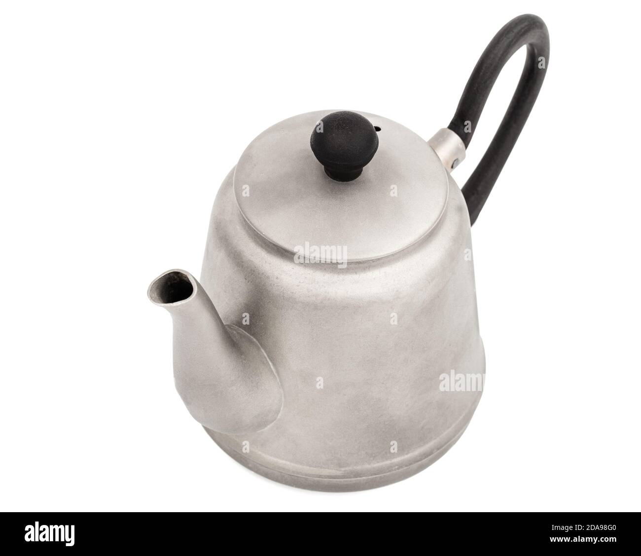 Antique metal teapot, antique kettle, silver teapot, metal teapot