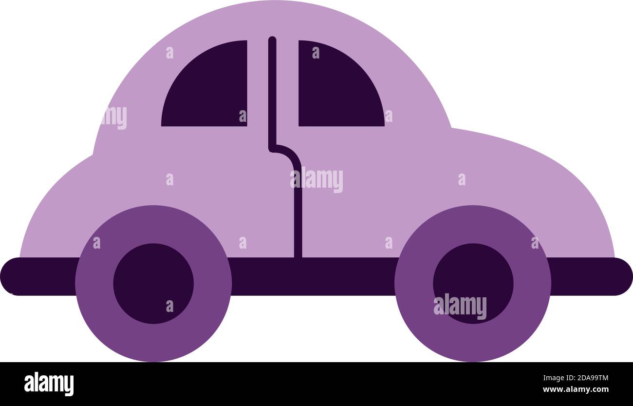 little bocho car isolated icon vector illustration design Stock Vector